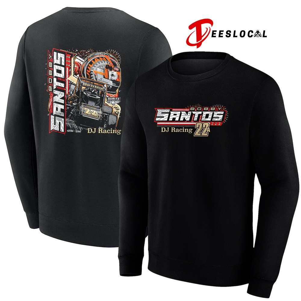 Bobby Santos DJ racing graphic shirt Unisex