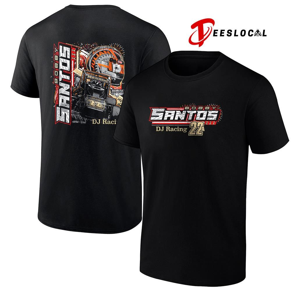 Bobby Santos DJ racing graphic shirt Unisex