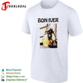 Bon Iver Cat Graphic shirt Unisex
