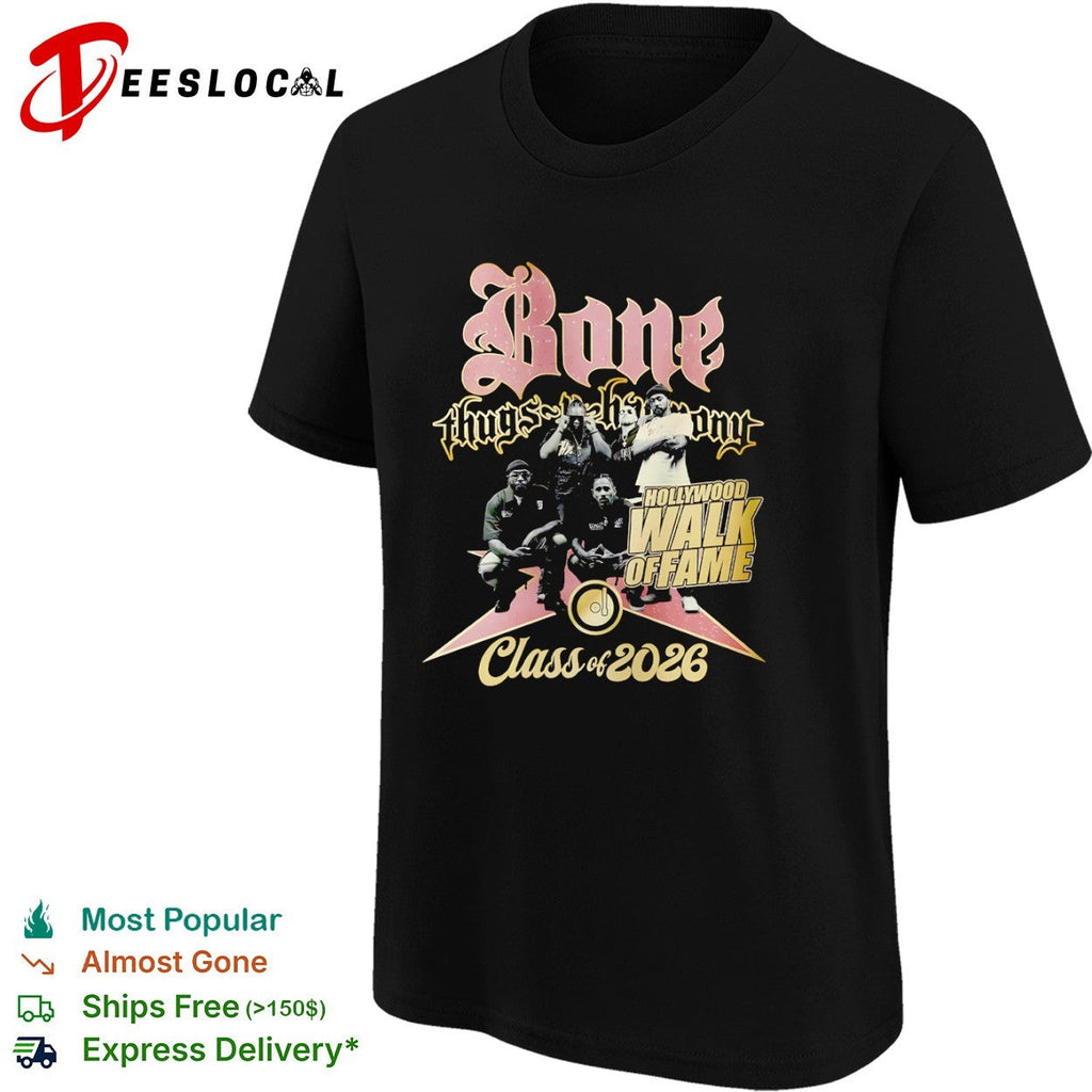 Bone Thugs N Harmony Hollywood Walk of Fame Class of 2026 shirt Unisex