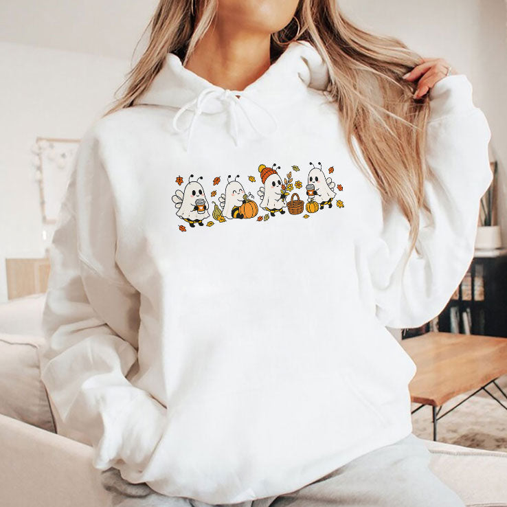 Boo Bees Halloween Autumn Coffee Tee Pumpkin Patch Shirt