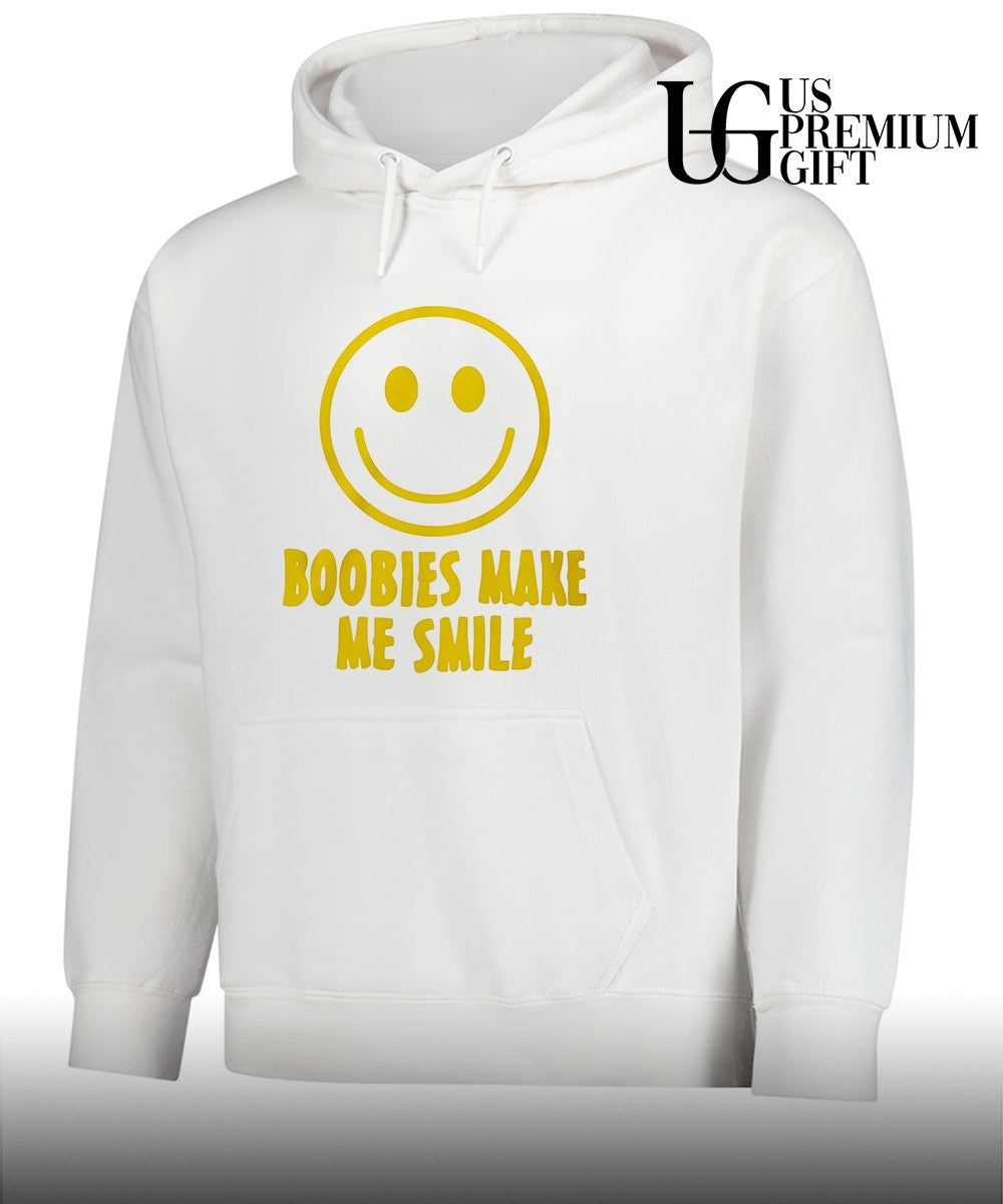 Boobies make me smile shirt Unisex