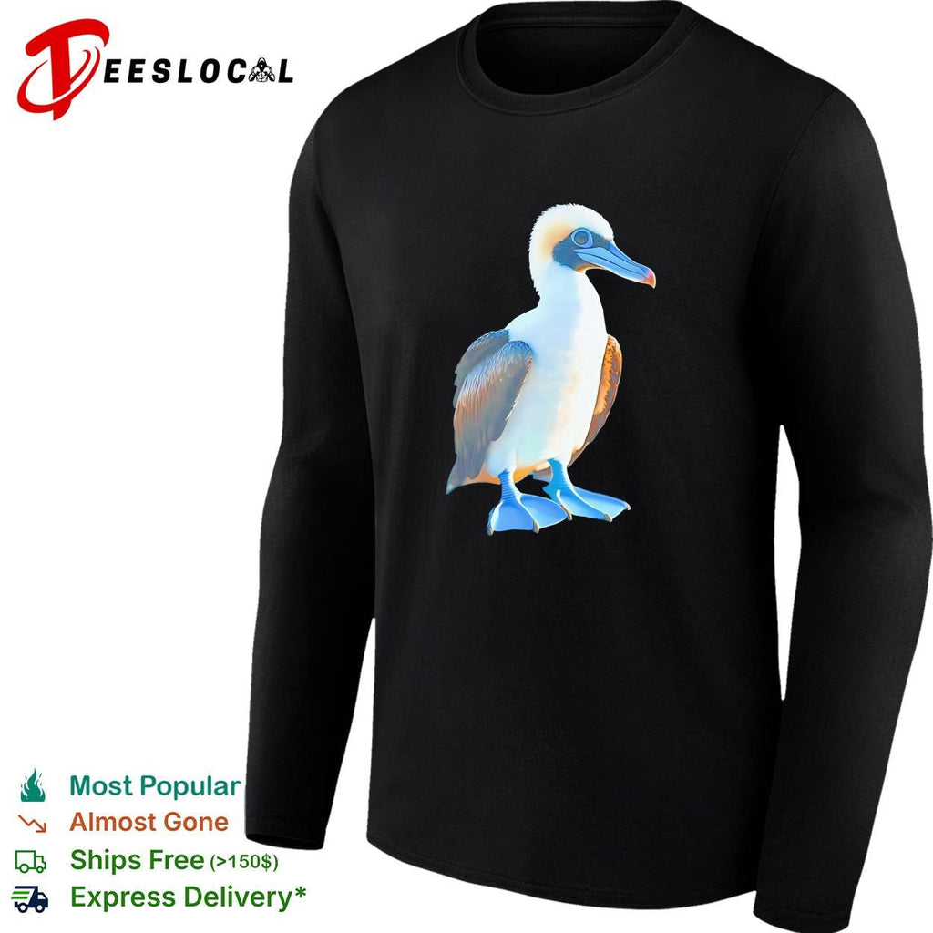 Booby seabird close-up photo realistic art shirt Unisex