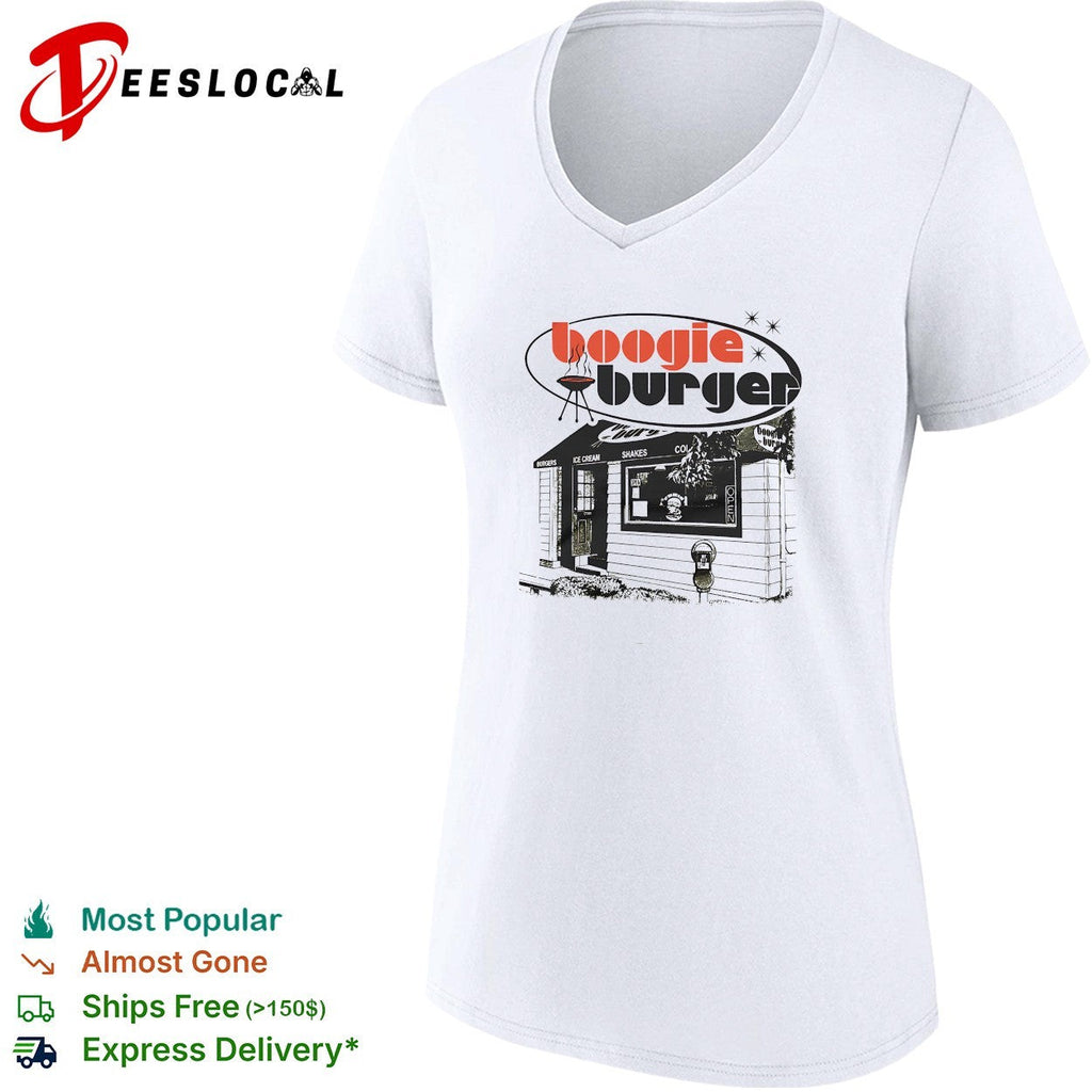 Boogie Burger retro skeleton chef diner sign retro shirt Unisex