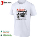Boogie Burger retro skeleton chef diner sign retro shirt Unisex