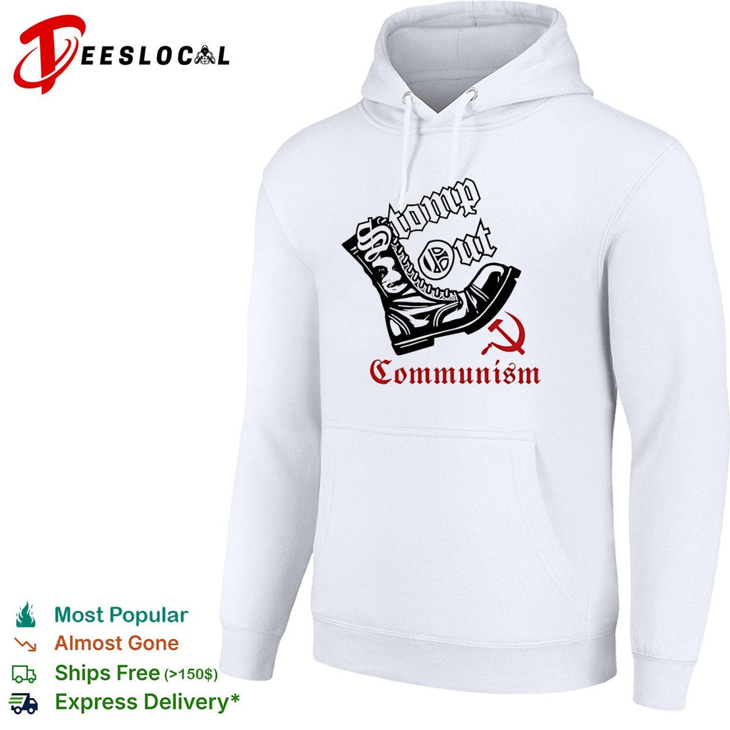 Boots Stomp out communism vintage shirt Unisex