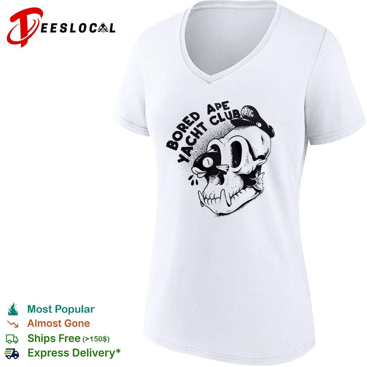 Bored Ape Yacht Club Skull Fish shirt Unisex