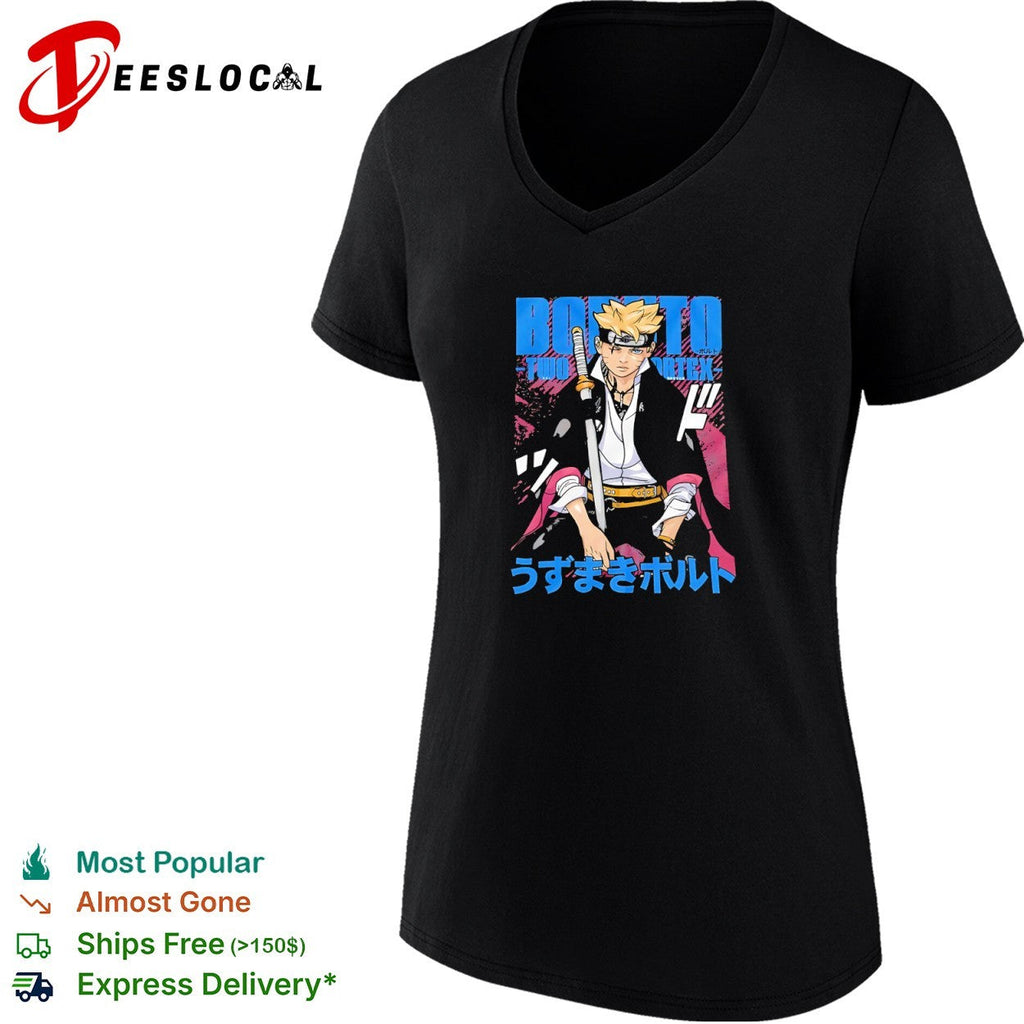 Boruto Two Blue Vortex Uzumaki Boruto Anime Manga Japanese shirt Unisex