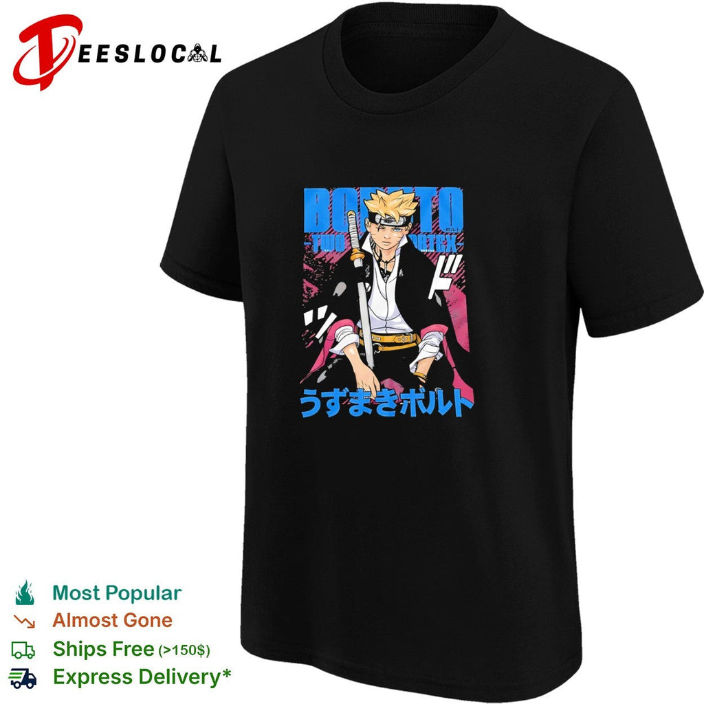 Boruto Two Blue Vortex Uzumaki Boruto Anime Manga Japanese shirt Unisex