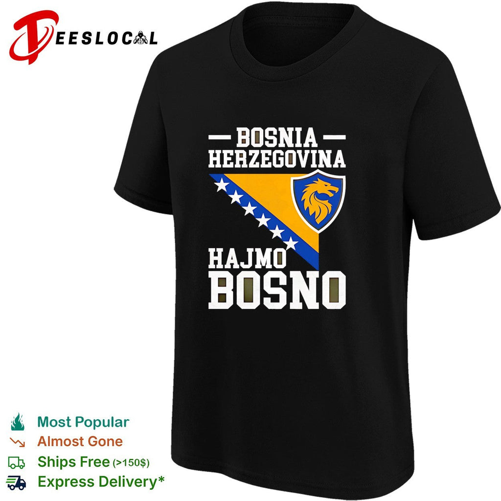 Bosnia Herzegovina Hajmo Bosno shield shirt Unisex