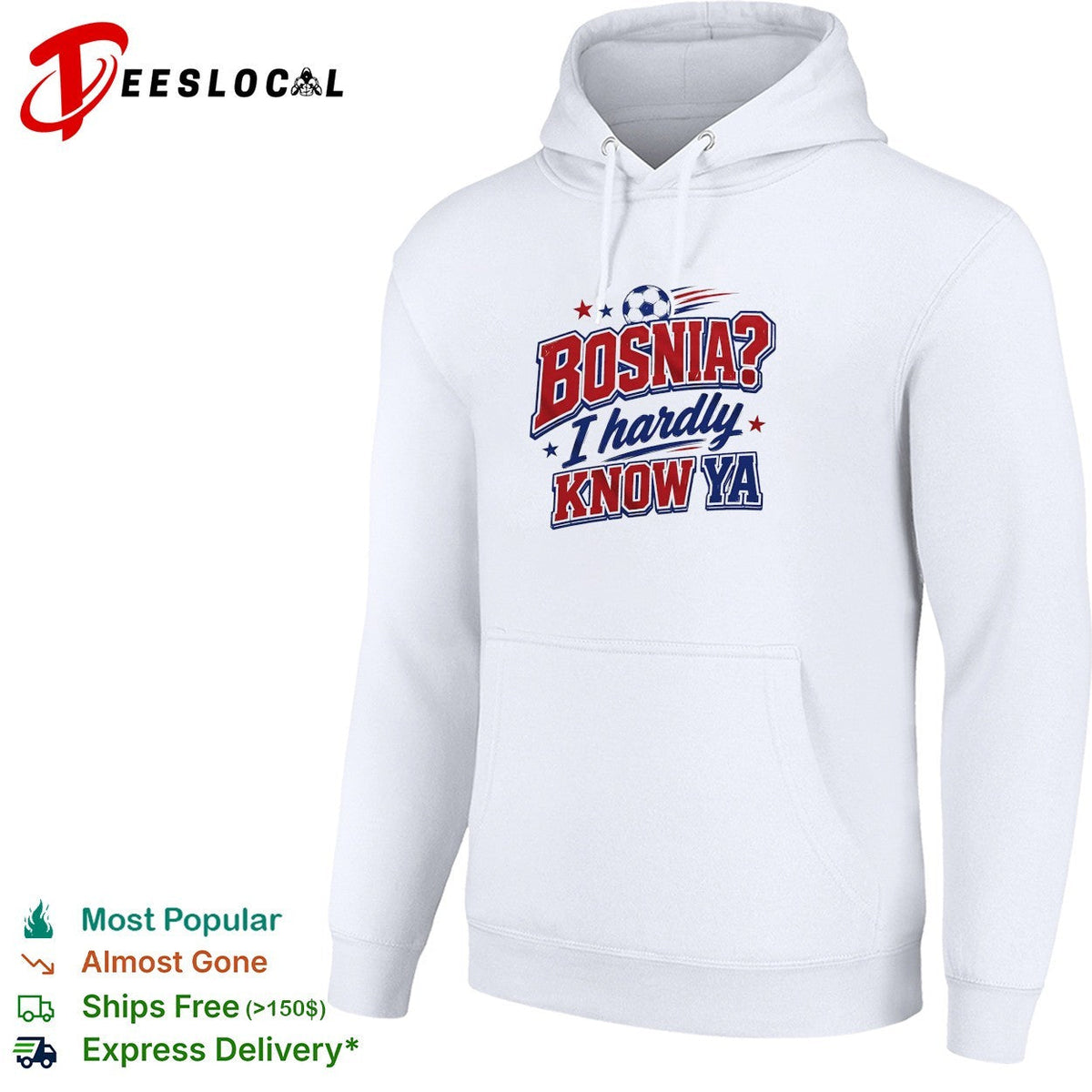 Bosnia I hardly know ya soccer shirt Unisex