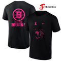 Boston Bruins NHL breast cancer awareness shirt Unisex
