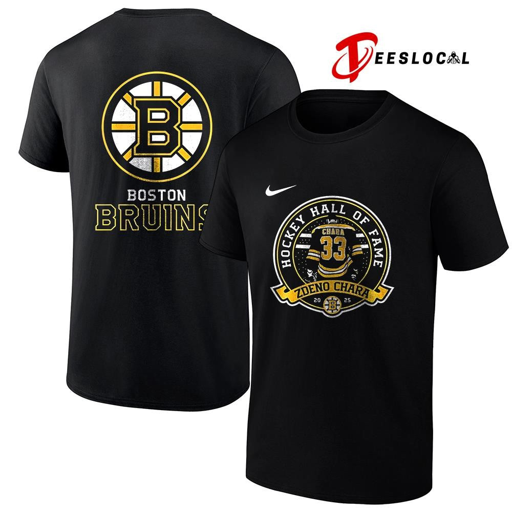Boston Bruins x Zdeno Chara hockey Hall of Fame shirt Unisex