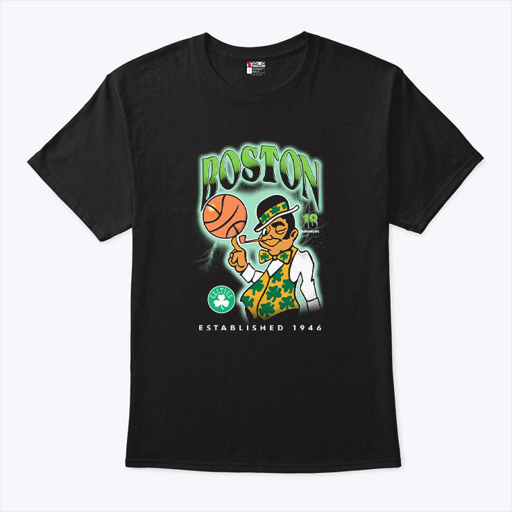 Boston Celtics Established 1946 18 Championships T Shirt Unisex
