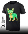 Boston Celtics French Bulldog cartoon shirt Unisex