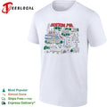 Boston MA Bunker Hill Monument USS Constitution Old Ironside State House shirt Unisex