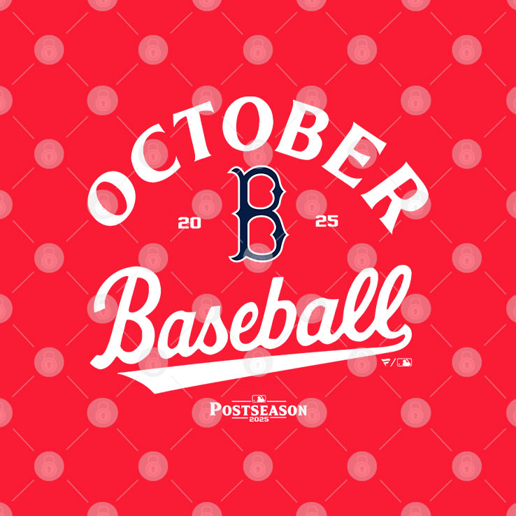 Boston Red Sox October Baseball Postseason 2025 T Shirt Unisex