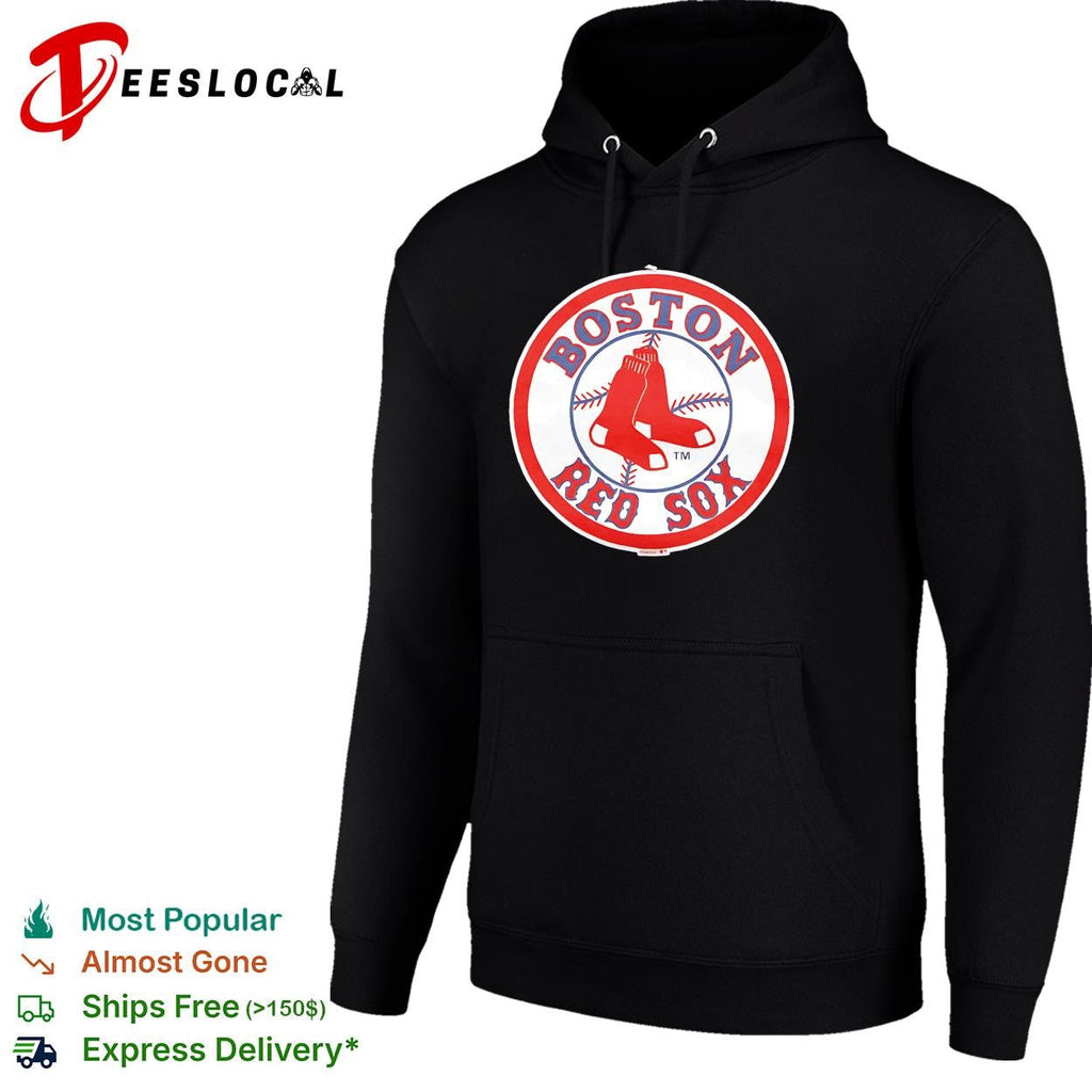 Boston Red Sox classic circle socks vintage baseball logo shirt Unisex
