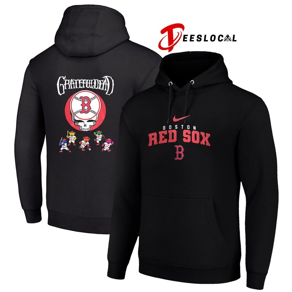 Boston Red Sox x Grateful Dead bear mascot shirt Unisex
