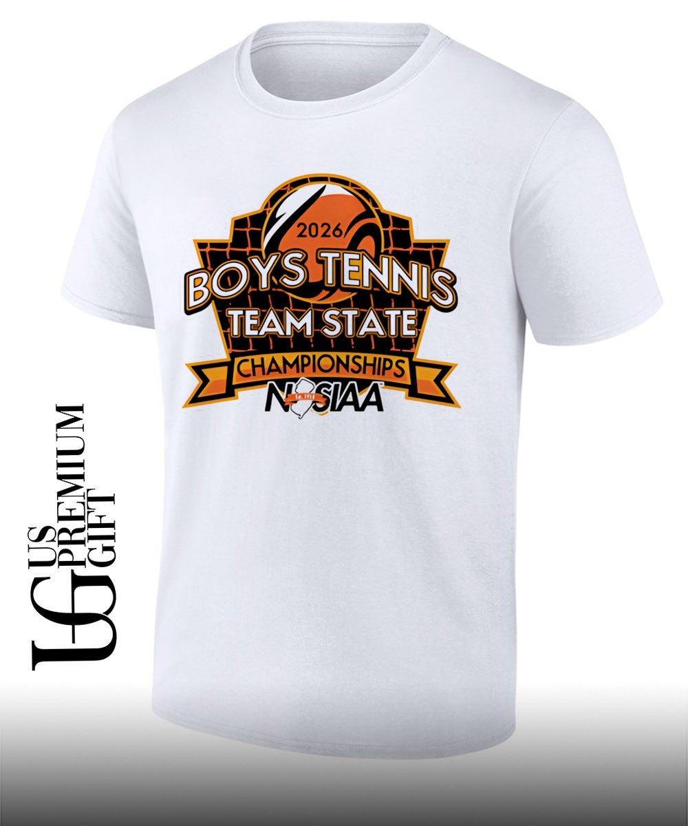 Boys Tennis Team State Championships NJSIAA 2026 shirt Unisex