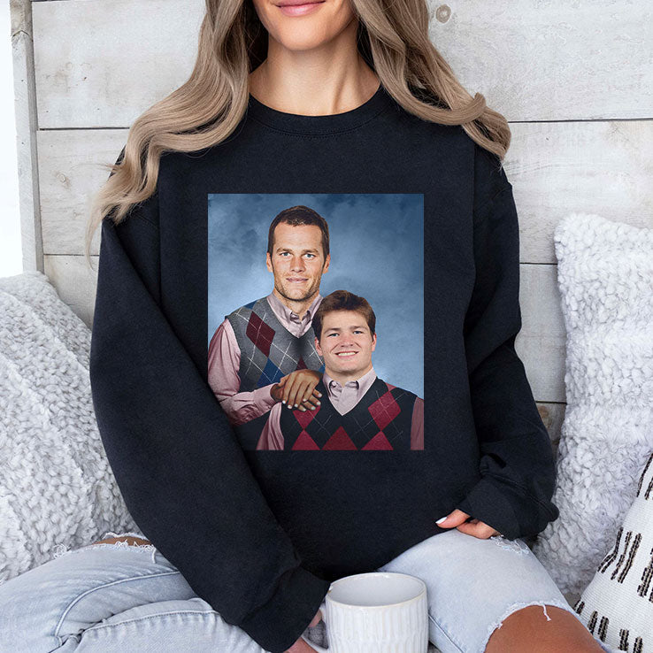 Brady And Maye New England Football Step Brothers T Shirt Unisex