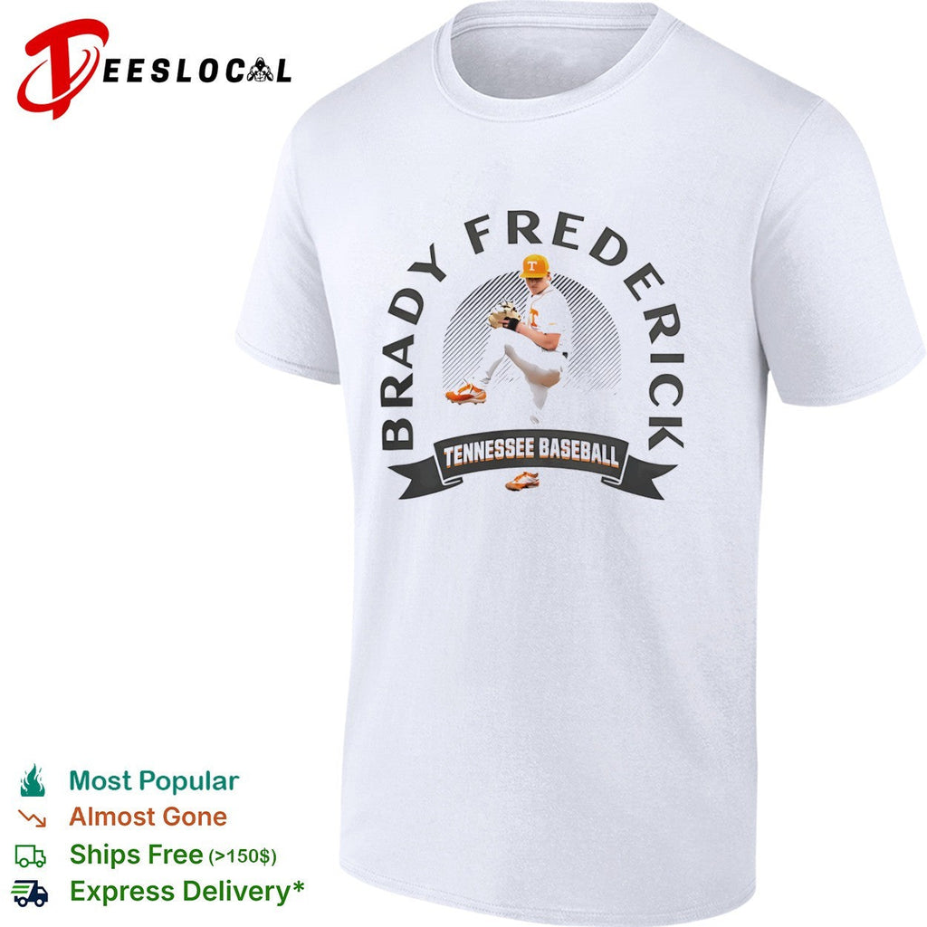 Brady Frederick Tennessee Volunteers Baseball shirt Unisex
