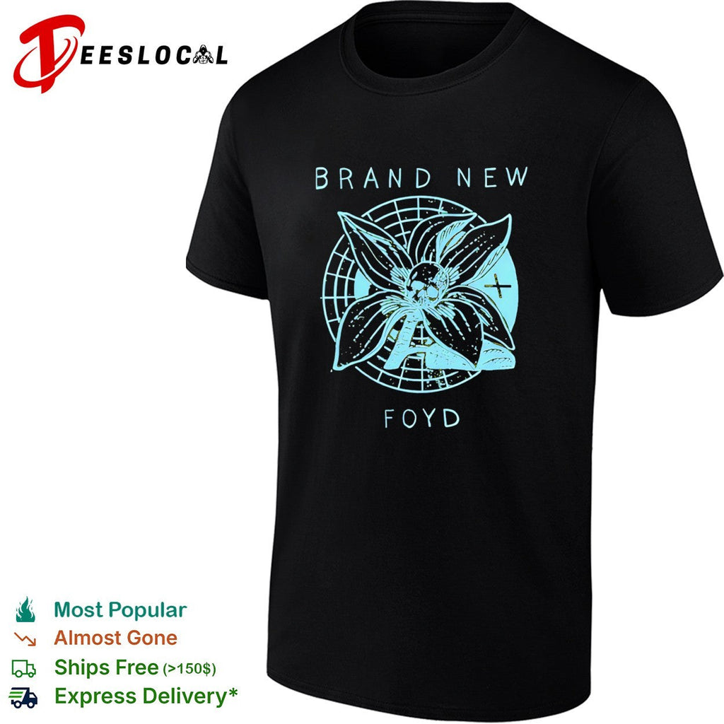 Brand New band Foyd botanical skull shirt Unisex