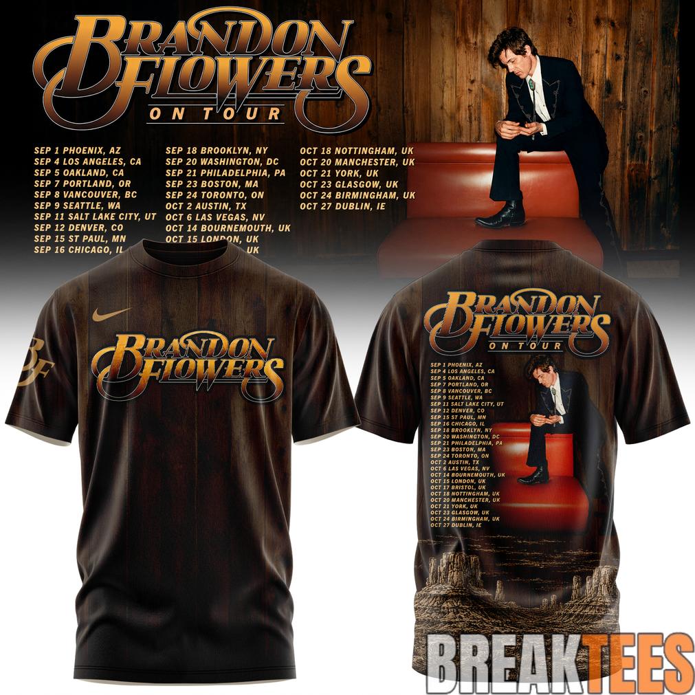 Brandon Flowers On Tour 26 Tee Unisex