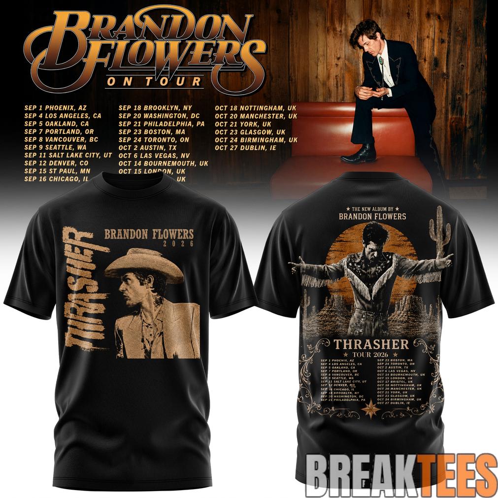 Brandon Flowers On Tour 26 Tee Unisex