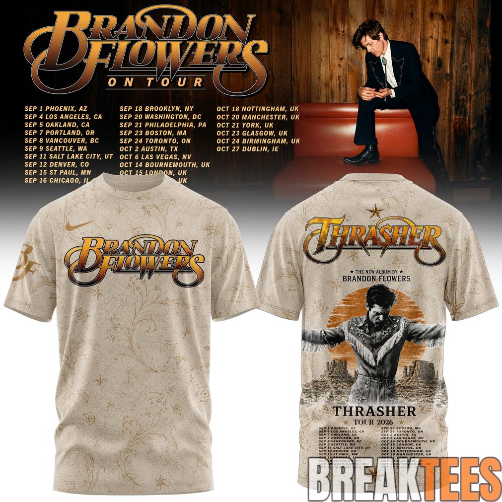 Brandon Flowers On Tour 26 Tee Unisex