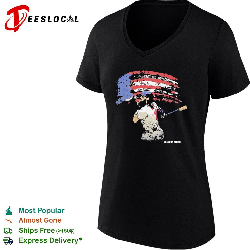 Brandon Marsh flag shirt Unisex