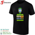 Brasil Pentacampeao do Mundo 1958 1962 1970 1994 2002 CBF World Cup team Brazil shirt Unisex