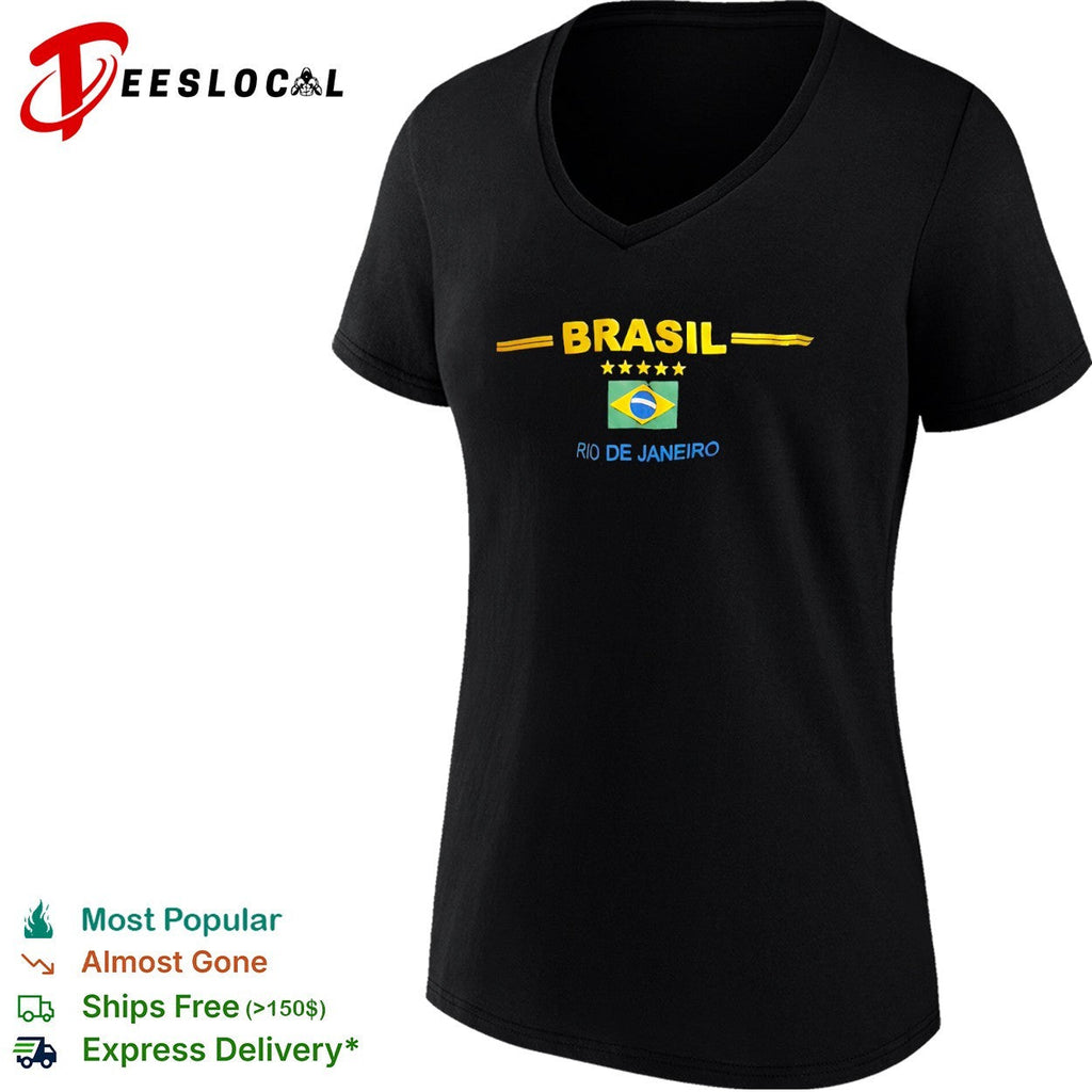 Brasil Rio De Janeiro Five Stars shirt Unisex
