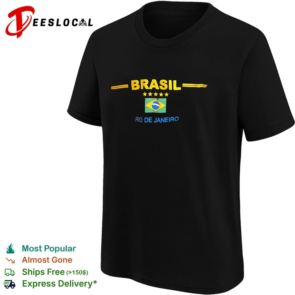 Brasil Rio De Janeiro Five Stars shirt Unisex