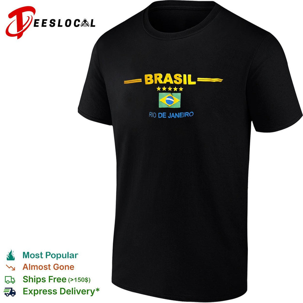 Brasil Rio De Janeiro Five Stars shirt Unisex