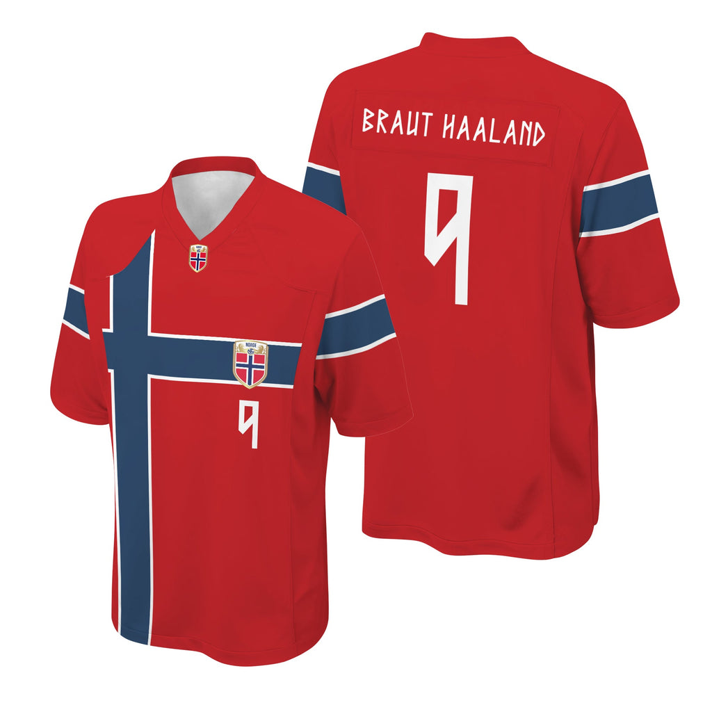 Braut Haaland Norway Soccer 2026 Football Jersey Unisex