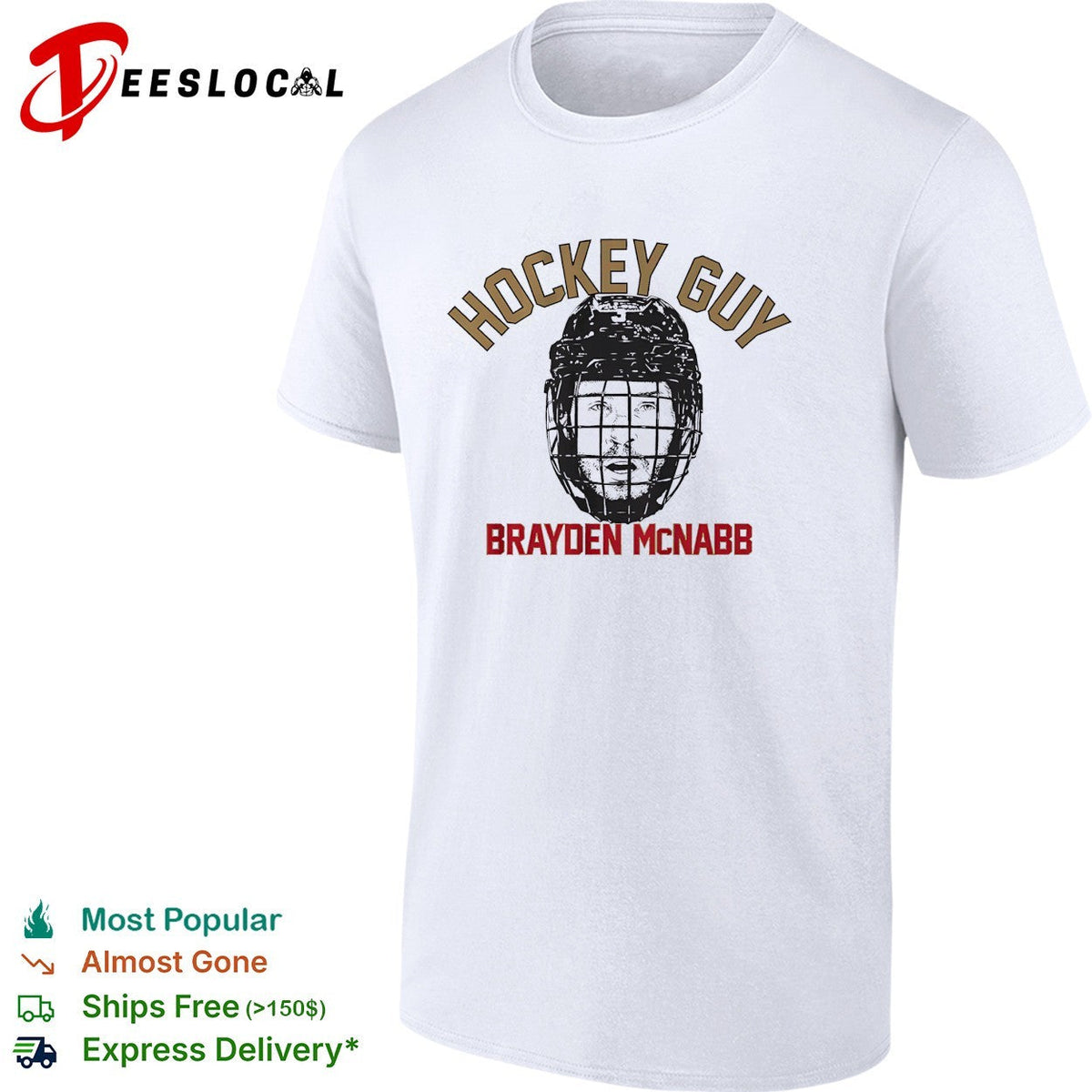 Brayden McNabb Vegas Golden Knights NHL Hockey Guy Parody Text Design Unisex shirt Unisex