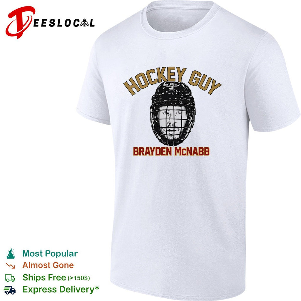 Brayden McNabb Vegas Golden Knights hockey guy face helmet shirt Unisex