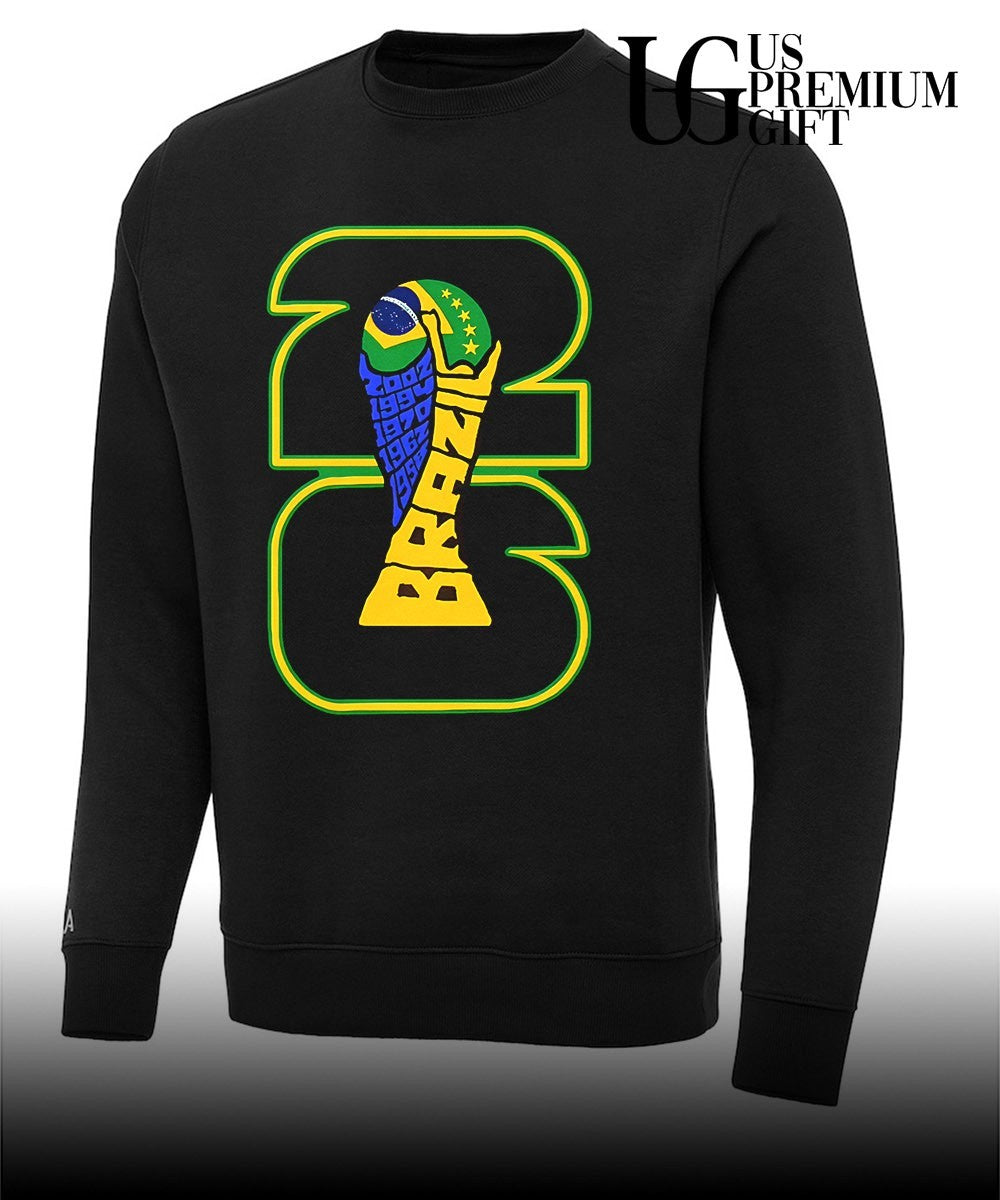 Brazil National Football Team 2002 1994 1970 1962 1958 World Cup Champions shirt Unisex