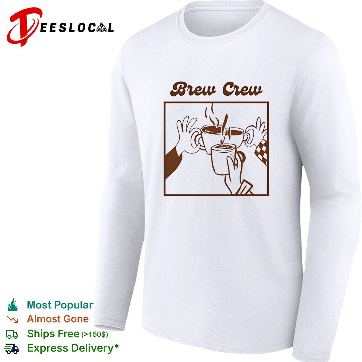 Brew Crew Coffee shirt Unisex