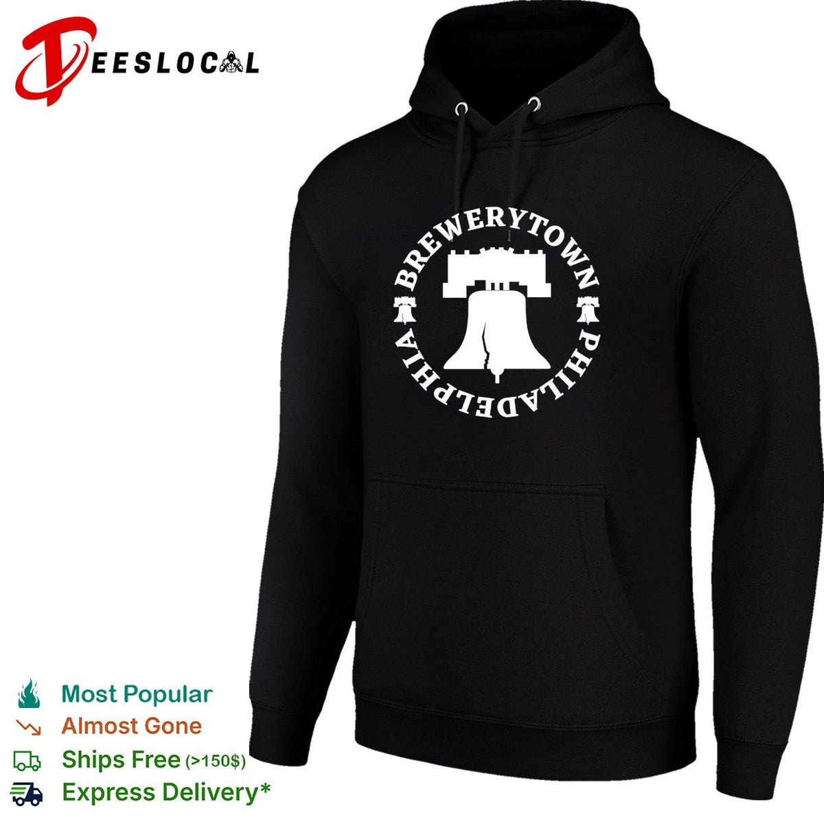Brewerytown Philadelphia Phillies liberty bell badge shirt Unisex