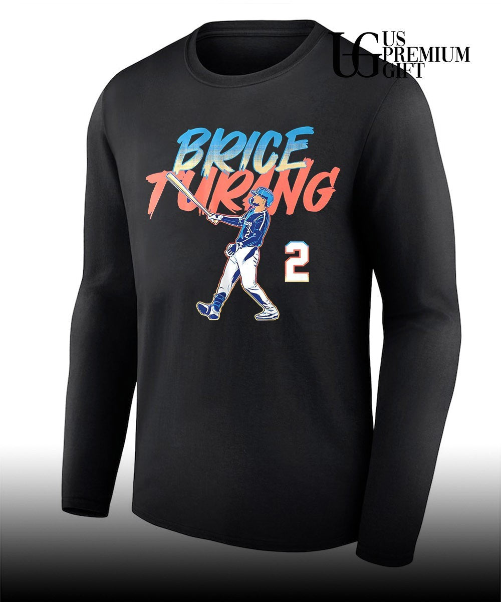 Brice Turang 2 player Milwaukee Brewers baseball Slugger Swing shirt Unisex