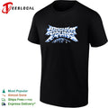 Brigham Young University BYU Mountain Logo Retro 80s Metal Heavy Font graphic shirt Unisex
