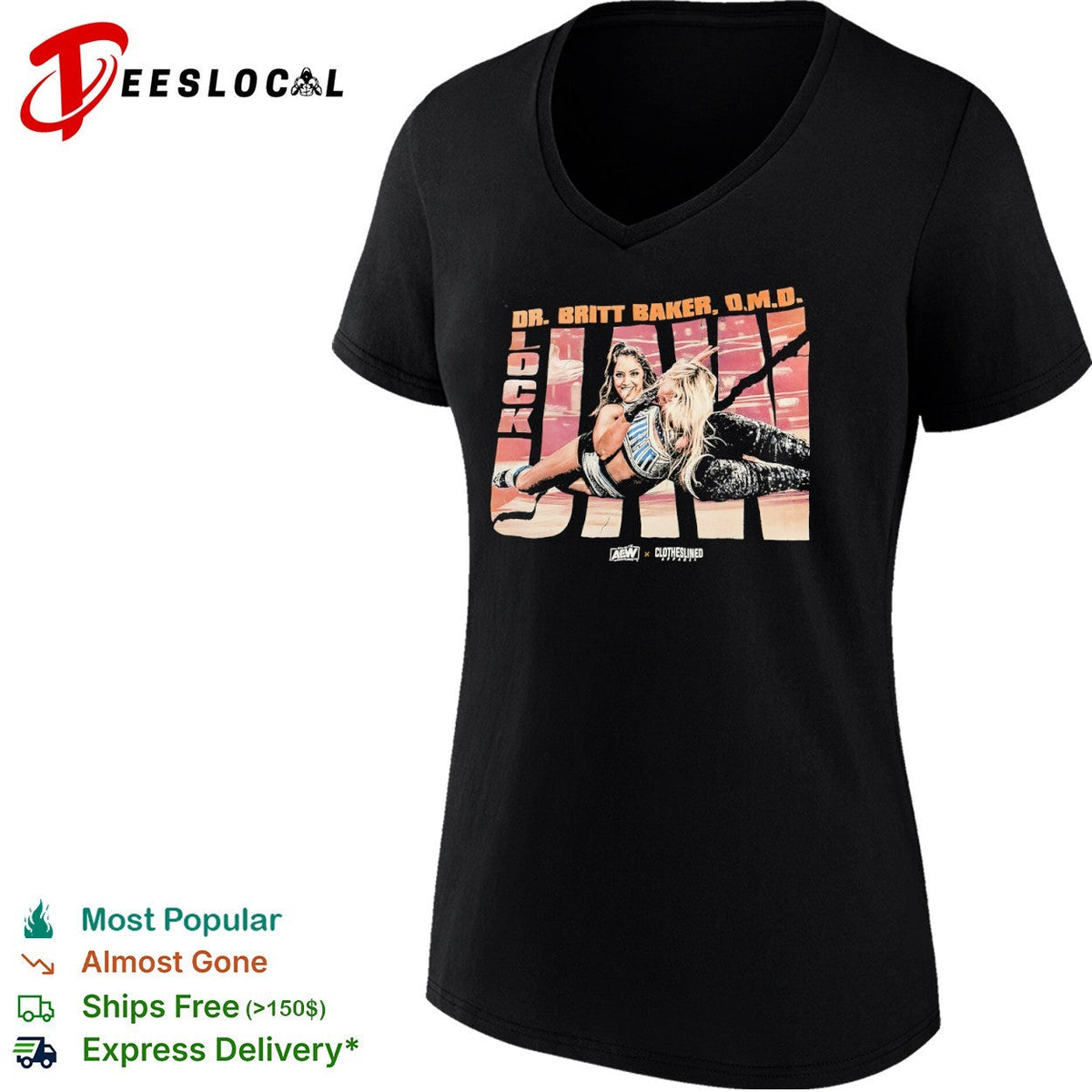 Britt Baker AEW lockjaw DMD wrestling shirt Unisex