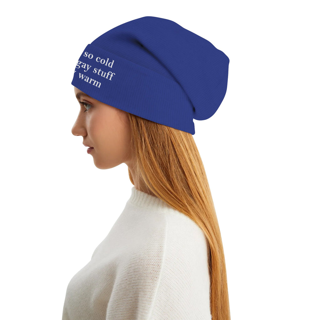 Bro It’s So Cold Let’s Do Gay Stuff To Stay Warm Beanie Unisex
