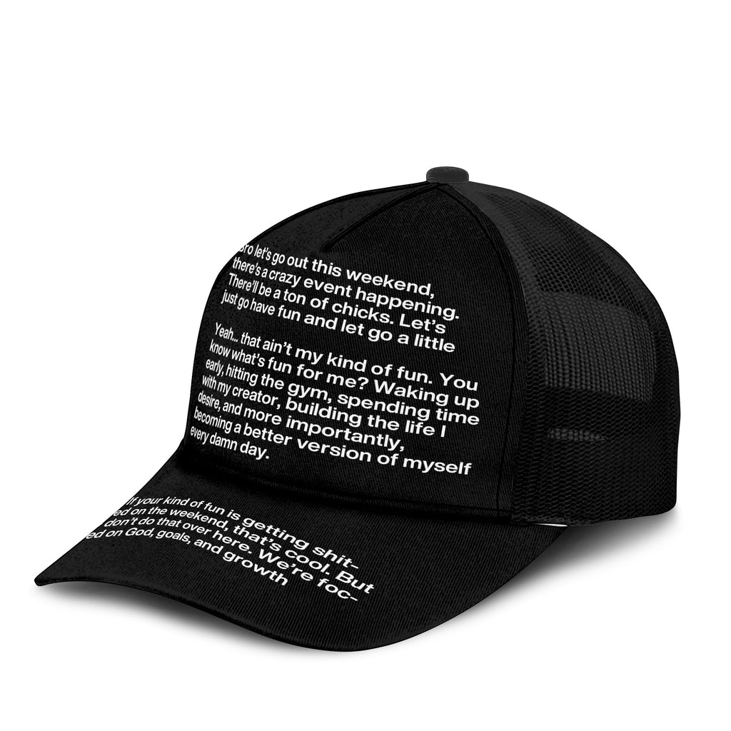 Bro Let’s Go Out This Weekend Trucker Cap Unisex