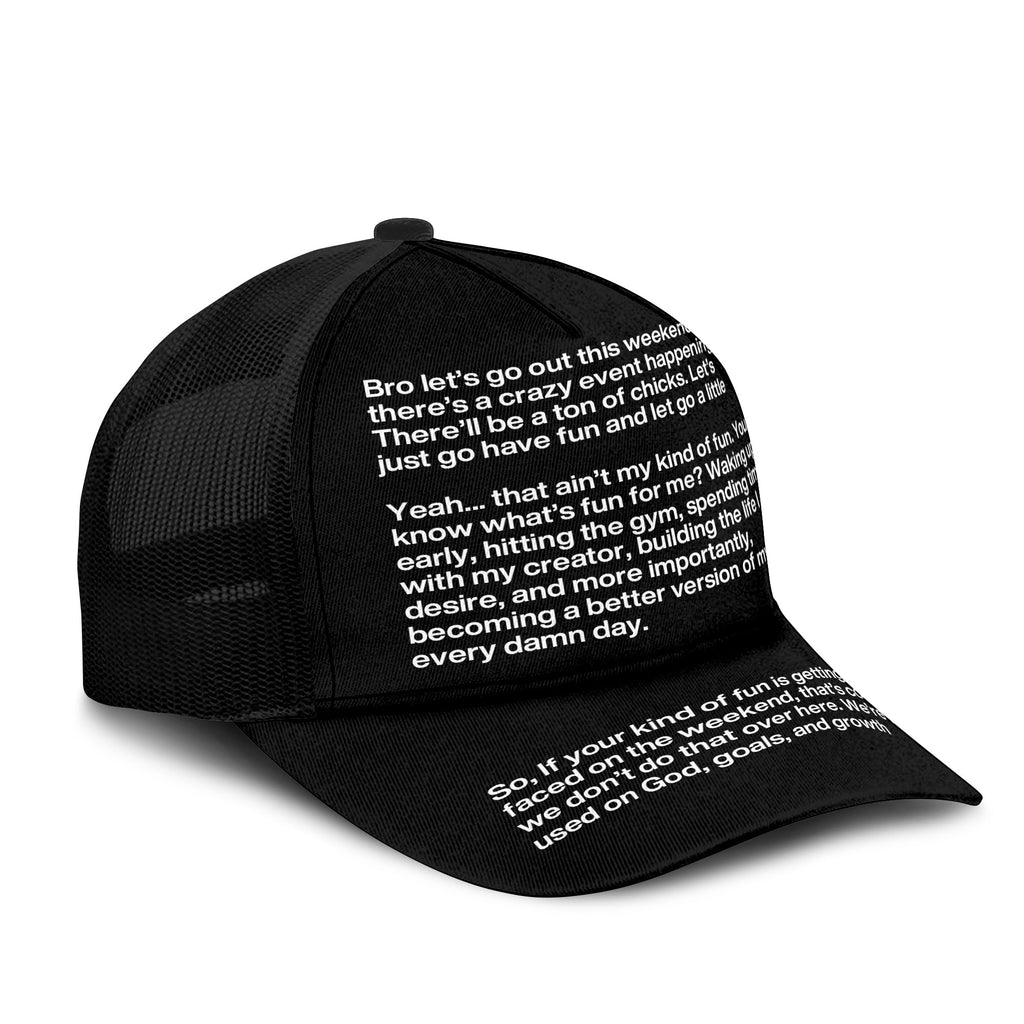 Bro Let’s Go Out This Weekend Trucker Cap Unisex