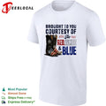 Brought to you courtesy of the Red White and Blue cowboy boots shirt Unisex