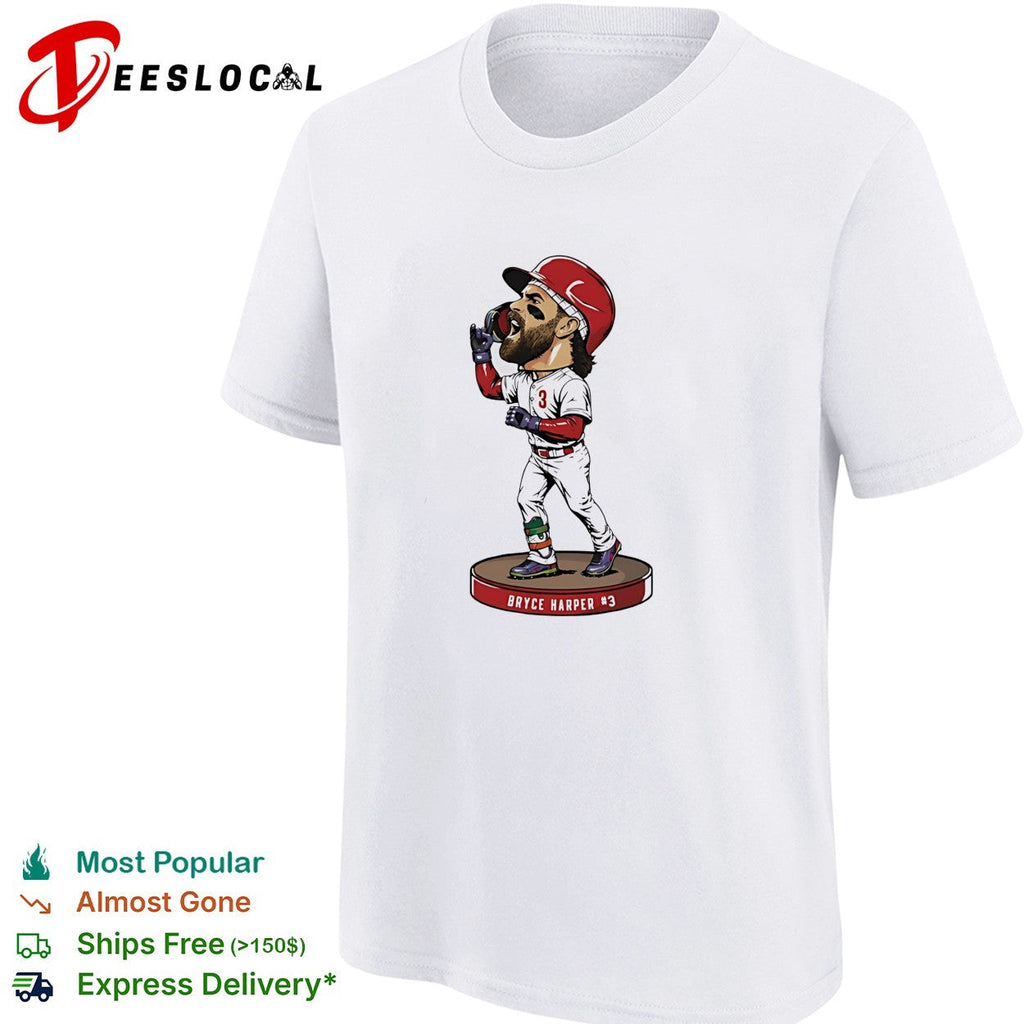 Bryce Harper Philadelphia Phillies Bobble Head shirt Unisex