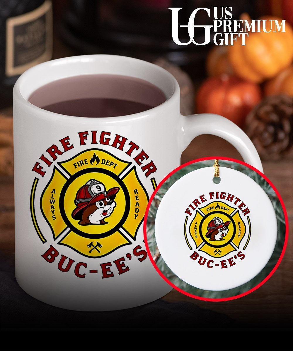 Buc Ees Fire Dept Firefighter mascot Always Ready shirt Unisex